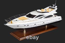 Galerie de navires de plaisance Sunseeker Manhattan 64 - Modèle réduit en bois de yacht à moteur et bateau de vitesse