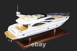 Galerie de navires de plaisance Sunseeker Manhattan 64 - Modèle réduit en bois de yacht à moteur et bateau de vitesse