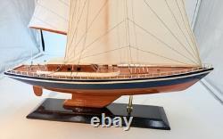 Grand grand modèle de yacht en bois voilier 29 pouces de haut Nordia Cruiser Picot House