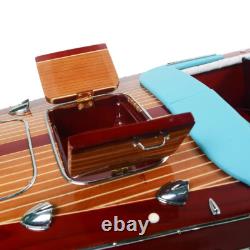 Grand modèle de bateau à moteur Riva Triton en bois Runabout 36 yacht à moteur italien