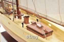 Grand modèle de voilier Bluenose II, bateau-école à exposer, décoration nautique, cadeau