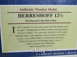 Herreshoff 12 1/2 Le bateau de Buzzards Bay voilier bateau en bois modèle 11' kit 134