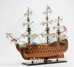Hms Victory Admiral Nelsons Flagship Tall Ship Wood Modèle Voilier Assemblé