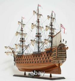 Hms Victory Admiral Nelsons Flagship Tall Ship Wood Modèle Voilier Assemblé