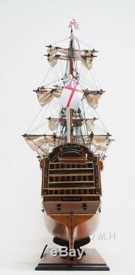 Hms Victory Flagship Wood Tall Ship Modèle 37 Bateau Construit Nouveau