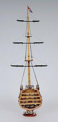 Hms Victory Tall Shipping Cross Section 35 Modèle De Bois Cadeau D'affichage De Décor Nautique