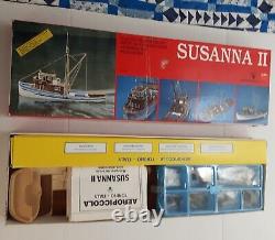 KIT DE MODÈLE D'UN BATEAU EN BOIS AEROPICCOLA SUSANNA II À L'ÉCHELLE 134