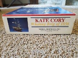 Kate Cory Ship Model Shipways’s Solid Hull Kit En Bois Nib #2031