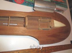 Kit de Modèle Multi-Bateau Vintage Tether Race Hydro Thriftway Too 24 en Bois avec Moteur