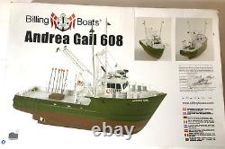 Kit de Modèle de Bateau en Bois Billing Boats 608 Andrea Gail 17 Long 160 Neuf Ouvert Boîte