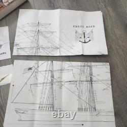 Kit de Modèle de Bateau en Bois Cutty Sark Billing Boats Danemark Échelle 1/75 avec Accessoires