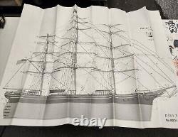 Kit de Modèle en Bois Cutty Sark Billing Boats Vintage No. 459 Fabriqué au Danemark