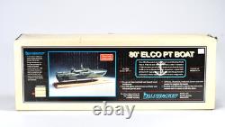 Kit de Modèle en Bois de Bateau PT Elco de 80' Bluejacket Ship Crafters, Neuf, Non Commencé, Complet