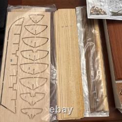 Kit de Modèle en Bois du Bateau Pilote de Virginie 1805 Artesa Latina Vintage 1982 Neuf dans sa Boîte