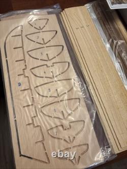 Kit de Modèle en Bois du Bateau Pilote de Virginie 1805 Artesa Latina Vintage 1982 Neuf dans sa Boîte