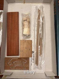 Kit de Modèle en Bois du Bateau Pilote de Virginie 1805 Artesa Latina Vintage 1982 Neuf dans sa Boîte