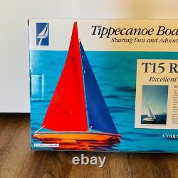 Kit de bateau Tippecanoe Modèle T15 Sloop de course Voilier Kit d'assemblage Ligne depuis le rivage