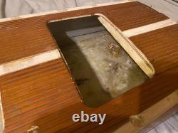 Kit de bateau en bois vintage Chris Craft Large 36 avec moteur et accessoires supplémentaires