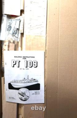 Kit de bateau modèle Dumas Pt 109 RARE ! NOUVEAU 33 POUCES DE LONGUEUR Baisse de prix 139,95 $