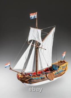 Kit de maquette de bateau en bois Dusek Dutch Statenjacht D023 à l'échelle 1:48