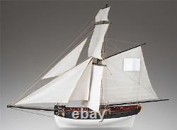 Kit de maquette de bateau en bois Dusek Le Cerf D009 à l'échelle 1:72