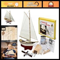Kit de maquette de bateau en bois complet Lobster Smack kit de bateau DIY échelle 1:24 outils