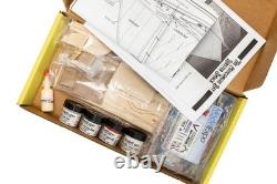 Kit de maquette de bateau en bois complet Lobster Smack kit de bateau DIY échelle 1:24 outils