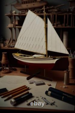 Kit de maquette de bateau en bois complet Lobster Smack kit de bateau DIY échelle 1:24 outils