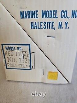 Kit de maquette de navire True Scale Red Jacket #1121 de Marine Model Co. Ultra Rare VTG NOS Core