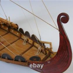 Kit de modèle d'assemblage de bateau en bois à l'échelle 150, bateau en bois à voiles de type Viking