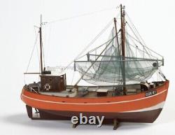 Kit de modèle de bateau Billing Boats Cux 87 Krabbenkutter 474 à l'échelle 1:33 - Nouveau, boîte ouverte