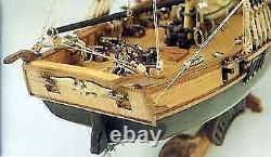 Kit de modèle de bateau Mamoli MV48 Lexington Wood Plank-On-Frame à l'échelle 1/100.