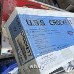 Kit de modèle de bateau de guerre Uss Crockett Dumas Boats 1218 en boîte scellée