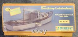 Kit de modèle de bateau en balsa R/C de bateau de homard Boothbay Vintage Midwest No. 964 coque 30