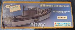 Kit de modèle de bateau en balsa R/C de bateau de homard Boothbay Vintage Midwest No. 964 coque 30