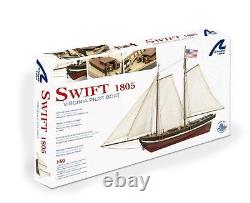 Kit de modèle de bateau en bois Artesanía Latina US Pilot Boat, Swift