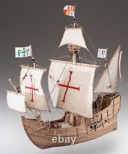 Kit de modèle de bateau en bois Santa Maria Dusek D008 à l'échelle 1:72