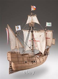 Kit de modèle de bateau en bois Santa Maria Dusek D008 à l'échelle 1:72