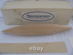 Kit de modèle de bateau en bois Viking Ship Crafters 19 avec veste bleue vintage NIB