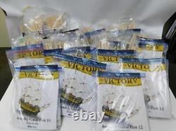 Kit de modèle de bateau en bois complet HMS Victory de l'amiral Lord Nelson 1/84 DeAgostini