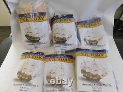 Kit de modèle de bateau en bois complet HMS Victory de l'amiral Lord Nelson 1/84 DeAgostini