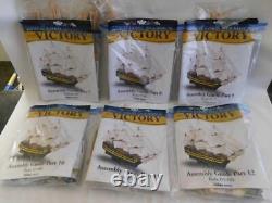Kit de modèle de bateau en bois complet HMS Victory de l'amiral Lord Nelson 1/84 DeAgostini