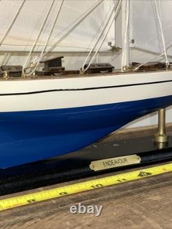 Kit de modèle de bateau en bois de yacht J Class de la Coupe de l'America Endeavour 27