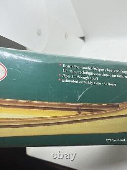 Kit de modèle de canoë Bear Mountain 112, coffret en bois de l'artisan Chestnut, complet et neuf