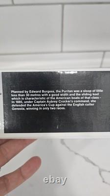 Kit de modèle de navire américain Vintage C MAMOLI MV43 Puritan Échelle 1/50 NON UTILISÉ Italie