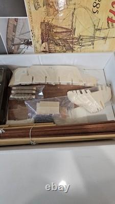 Kit de modèle de navire américain Vintage C MAMOLI MV43 Puritan Échelle 1/50 NON UTILISÉ Italie