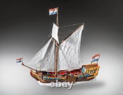 Kit de modèle en bois de bateau Dusek Dutch Statenjacht à l'échelle 1:48.