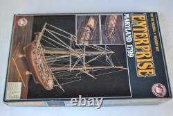 Kit de modèle en bois du navire de guerre Vintage Enterprise Maryland 1799 Constructo 80809