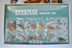 Kit de modèle en bois du navire de guerre Vintage Enterprise Maryland 1799 Constructo 80809
