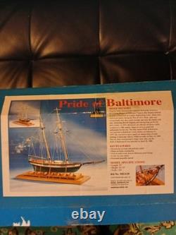 Kit de modélisme de bateau Model Shipways 1977 Pride of Baltimore, modèle 2010. Lire la description.